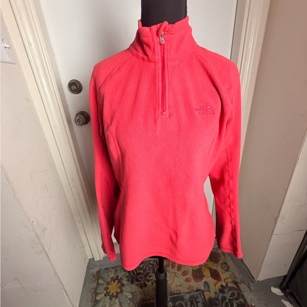 The North Face Vibrant Pink Fleece Pullover
